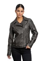 Chaqueta CHG81 Ecocuero Gris