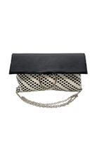 Cartera de fiesta Ecocuero Negro CRS20