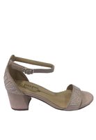 Sandalia Gamuza Ecológica ZAV72 Rosa