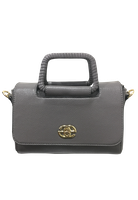 Cartera Cuero Ecológico CRP10 Gris