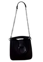 Cartera Cuero Ecológico CRO54 Negro