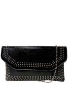 Cartera Cuero Ecológico CRS14 Negro