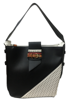 Cartera Cuero Ecológico CRR52 Negro