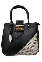 Cartera Cuero Ecológico CRR53 Negro