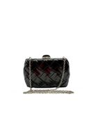 Cartera de fiesta Ecocuero Negro CRX36