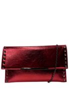 Cartera Cuero Ecológico CRS11 Rojo