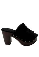 Sandalia Gamuza Ecológica ZAW33 Negro