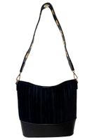 Cartera Cuero Ecológico CRO57 Negro