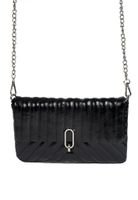 Cartera de fiesta CRX35 Negro Ecocuero