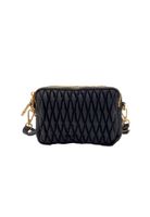 Cartera Tela Negro CRU37
