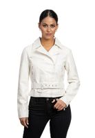 Chaqueta CHG82 Ecocuero Blanco