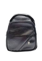Mochila Cuero Negro CRU74