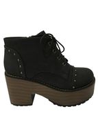 Botín Ecocuero  ZAW80 Negro