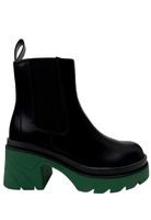 Botin Ecocuero ZAZ60 Negro Verde