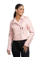Chaqueta CHG80 Ecocuero Rosado