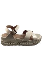 Sandalia Gamuza Ecológica ZAY92 Beige