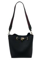 Cartera Cuero Ecológico CRO53 Negro