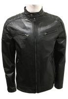 Chaqueta Cuero CHF88 Negro
