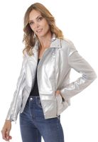 Chaqueta Ecocuero CHG50 Plata