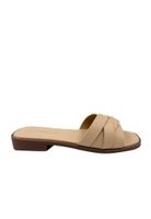 Sandalia Ecocuero ZB034 Beige