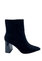 Botin ZAZ89 Gamuza Ecológica Negro