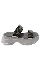 Sandalia Ecocuero ZAZ28 Plata