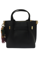 Cartera Cuero Ecológico CRO45 Negro