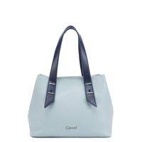Cartera  Dos Asas Mediana  Gacel  Celeste  Car3351