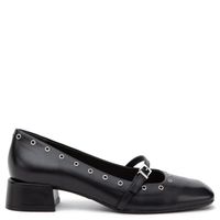 Zapato De Cuero Mujer Gacel Negro Ophelia Zapatos Casuales