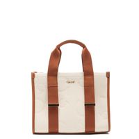 Cartera  Dos Asas Mediana  Gacel  Off White  Car3334