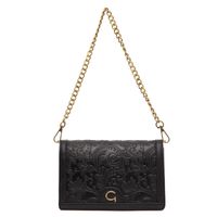 Cartera  Retro Con Tapa  Gacel  Negro  Car3430