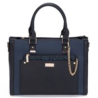 Cartera  Dos Asas Grande  Gacel  Marino  Car3176