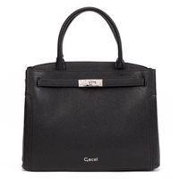 Cartera  Dos Asas Grande  Gacel  Negro  Car3230