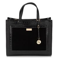 Cartera  Dos Asas Grande  Gacel  Negro  Car3217