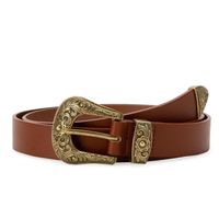 Cinturon  Ancho 3 Cms  Gacel  Tostado  Cin0509