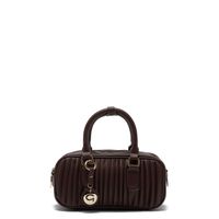 Cartera Dos Asas Pequeña Gacel Chocolate Car3352