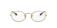 Anteojos Ópticos Ray-Ban RX3547V Oval Dorado Unisex