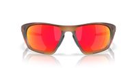 Anteojos De Sol Oakley OO9431 Lateralis Matte Dark Amber Prizm Ruby Ambar Hombre