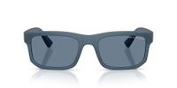 Anteojos De Sol Armani Exchange AX4165S Matte Frosted Blue Dark Blue Polar Azul Hombre