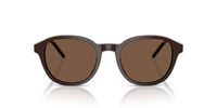 Lentes De Sol Emporio Armani Shiny Brown Brown EA4247U Café Hombre