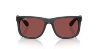Anteojos De Sol Ray-Ban 0RB4165 Justin Opal Grey Dark Violet Hombre