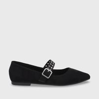 Ballerina Plano Negro Mujer 54011 Gotta