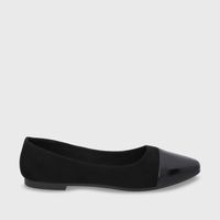 Ballerina Plano Negro Mujer 54020 Gotta