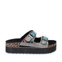 Sandalia Plataforma Negra Mujer 65952 Gotta