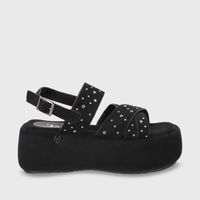 Sandalia Plataforma Negro Mujer 55962 Gotta