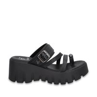 Sandalia Plataforma Negra Mujer 65941 Gotta
