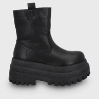 Botin Plataforma Negro Mujer 55292 Gotta