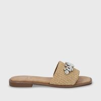 Sandalia Plano Rafia Mujer 55220 Gotta