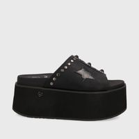 Sandalia Plataforma Negra Mujer 35182 Gotta