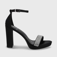 Sandalia Taco Negra Mujer 15835 Gotta